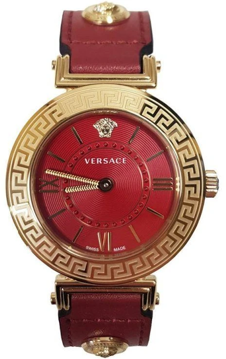 Versace Tribute moteriškas laikrodis raudonasis auksas - VEVG00620