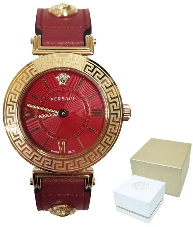 Versace Tribute moteriškas laikrodis raudonasis auksas - VEVG00620