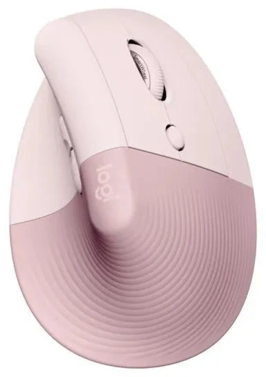 Vertikali pelė Logitech Lift, rožinė
