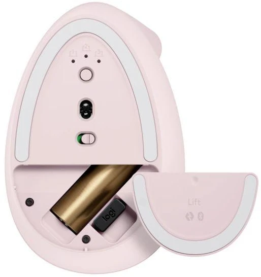Vertikali pelė Logitech Lift, rožinė
