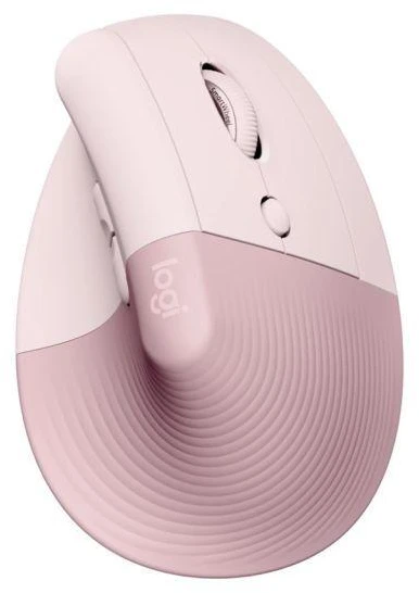 Vertikali pelė Logitech Lift, rožinė