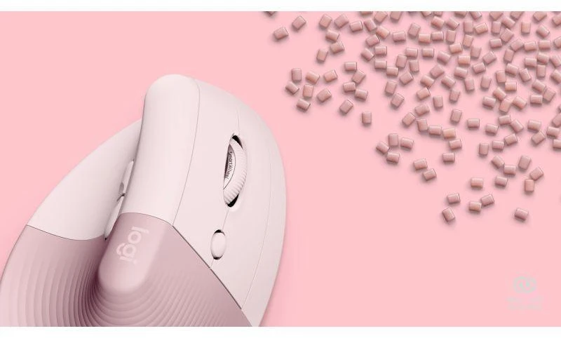 Vertikali pelė Logitech Lift, rožinė