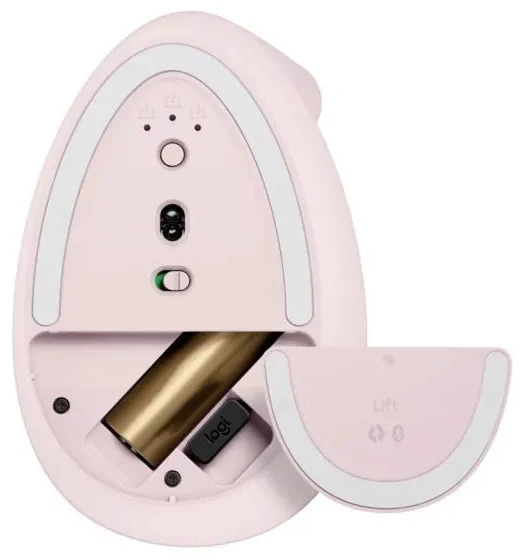 Vertikali pelė Logitech Lift, rožinė