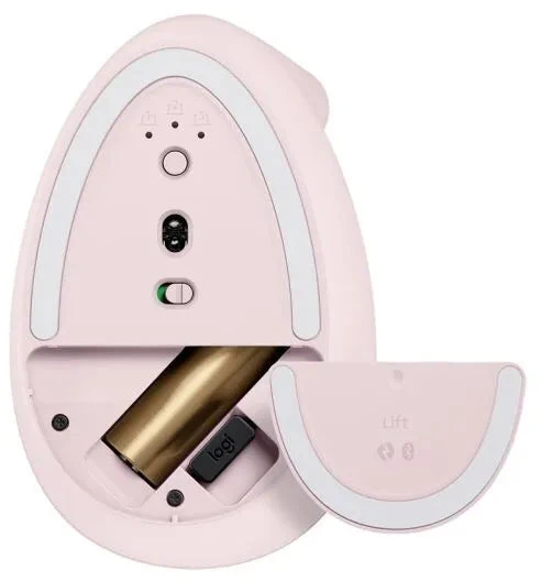 Vertikali pelė Logitech Lift, rožinė