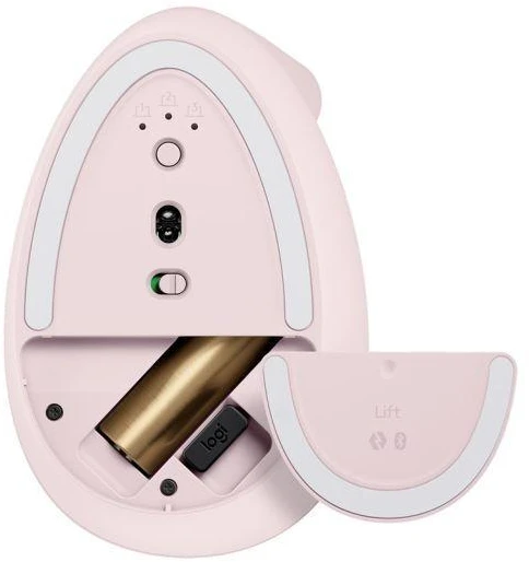 Vertikali pelė Logitech Lift, rožinė