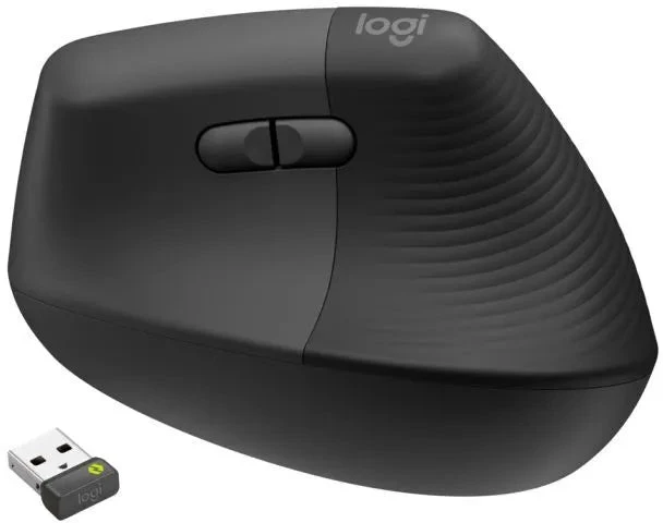 Belaidė pelė Logitech Lift, Grafito spalvos