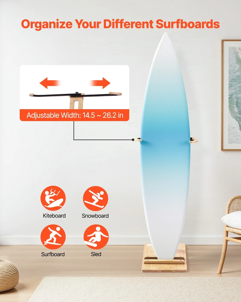 VEVOR Vertikalus lentų stovas su paminkštinimu