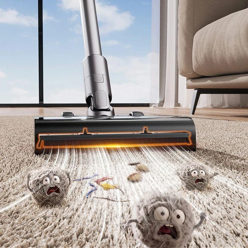Vertikalus dulkių siurblys UWANT V800 su savaiminio išsivalymo stotele – pilkas