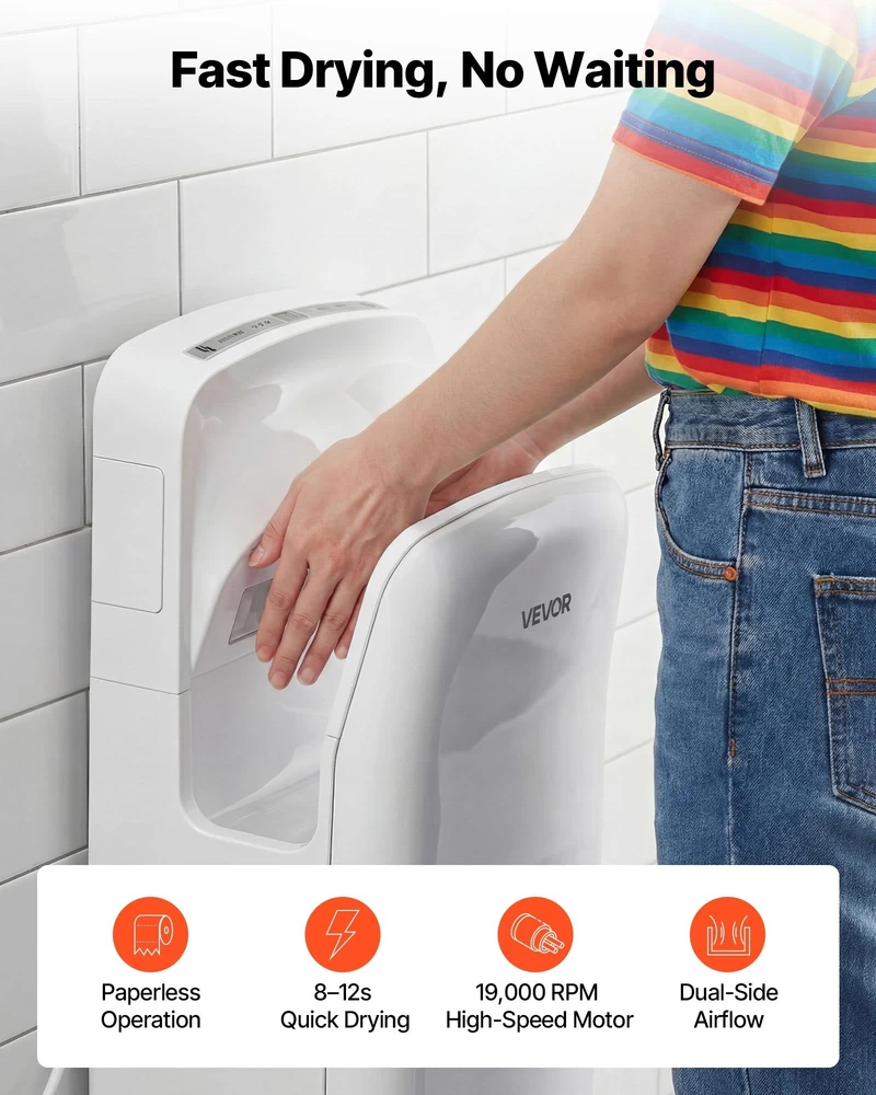 VEVOR Vertikalus rankų džiovintuvas su HEPA filtru