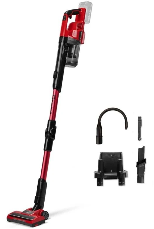 Vertikalusis siurblys Einhell TE-SV 18 Li-FLX-Solo, raudonas ir juodas