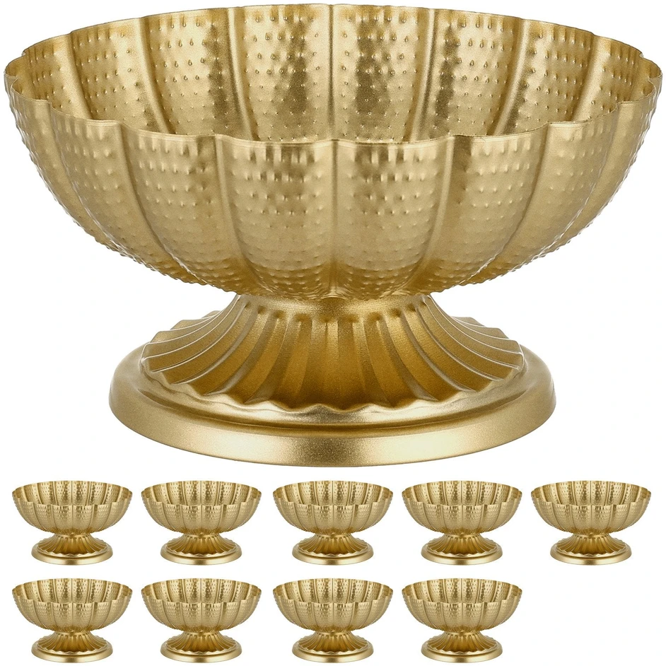 VEVOR 10 vnt. vestuvinė gėlių vaza 12 cm aukščio