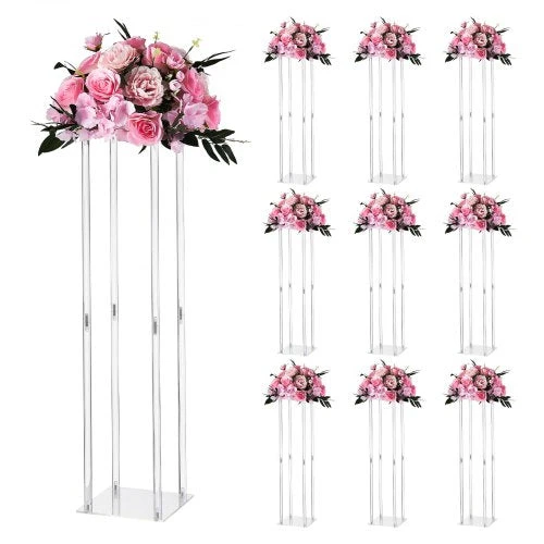 VEVOR Vestuvių gėlių stovai, 10 vnt., 80 cm