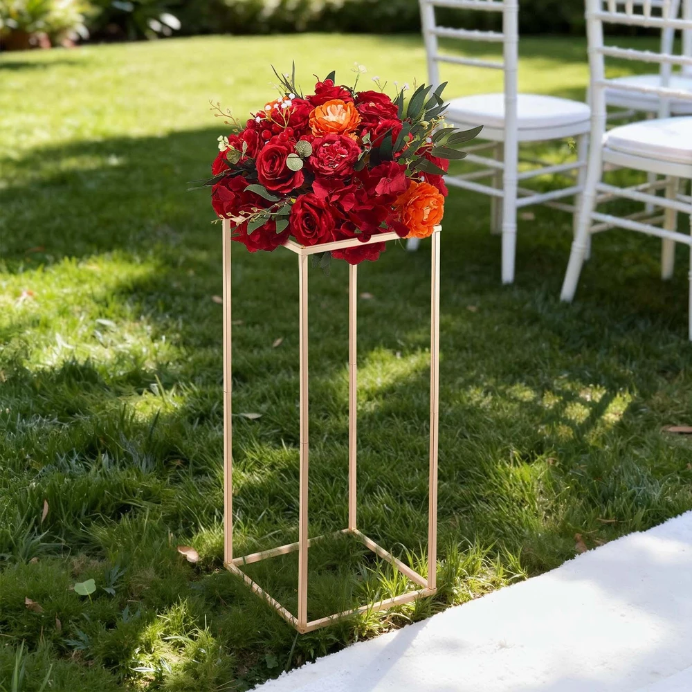 VEVOR 60 cm aukso gėlių stovas vestuvėms