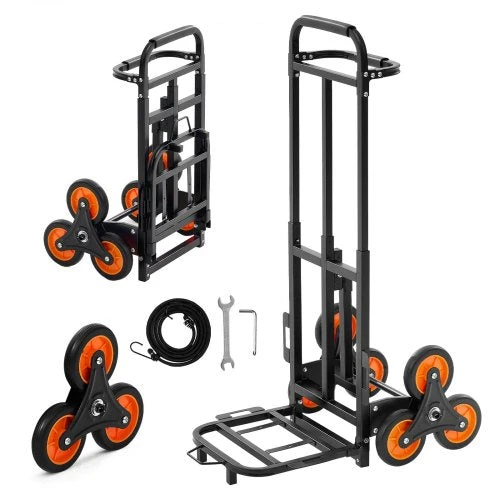 VEVOR Laiptais lipanti vežimėlė, 100 kg talpos