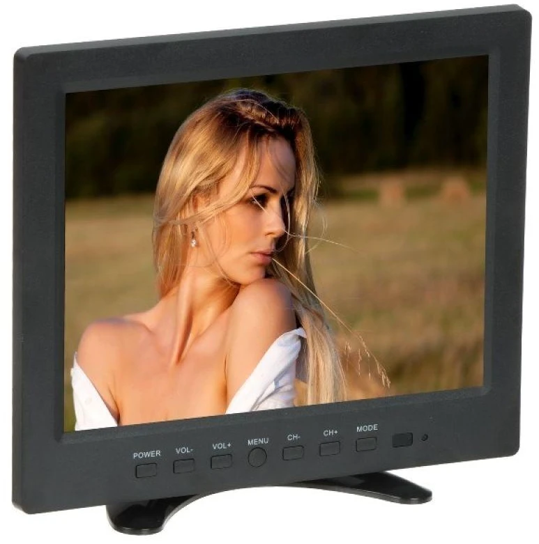 TST VGA monitorius, HDMI, garsas, 1xVaizdo įvestis, USB, TFT-10/CCTV-V2 10 colių nuotolinio valdymo pultelis