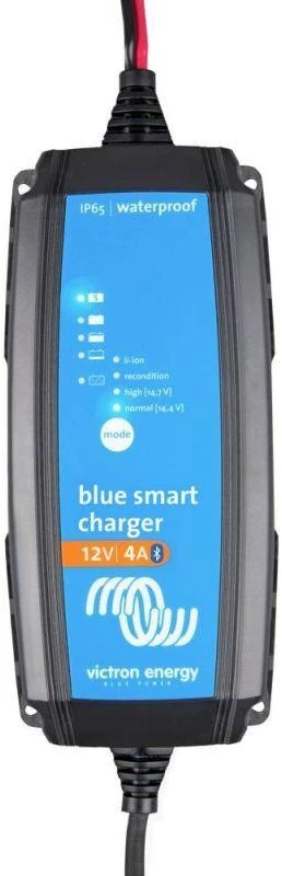 Mėlyna Victron Energy Mėlyna Smart IP65s įkroviklis 12/4(1) 230V CEE 7/17 Ret BPC120433064R