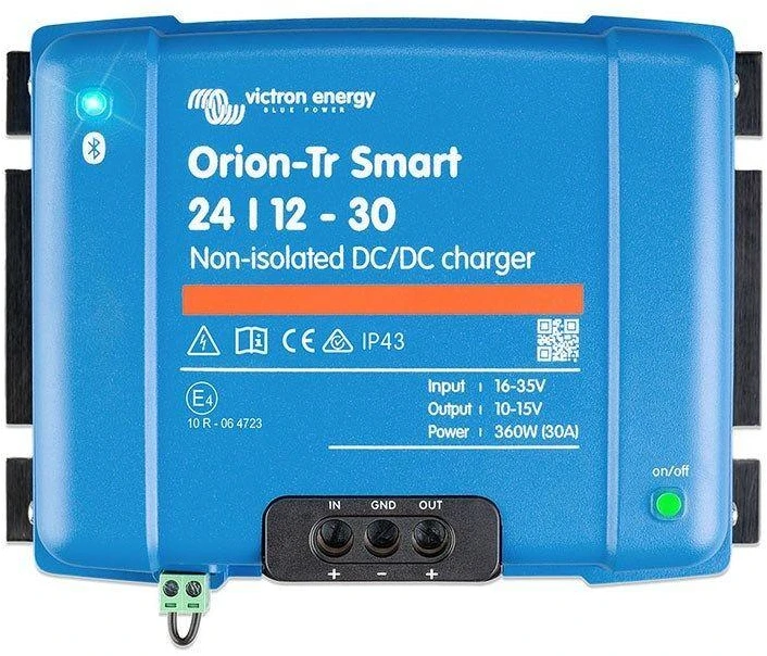 Victron Energy Orion-Tr išmanusis įkroviklis 24/12-30A (neizoliuotas DC-DC keitiklis) ORI241236140