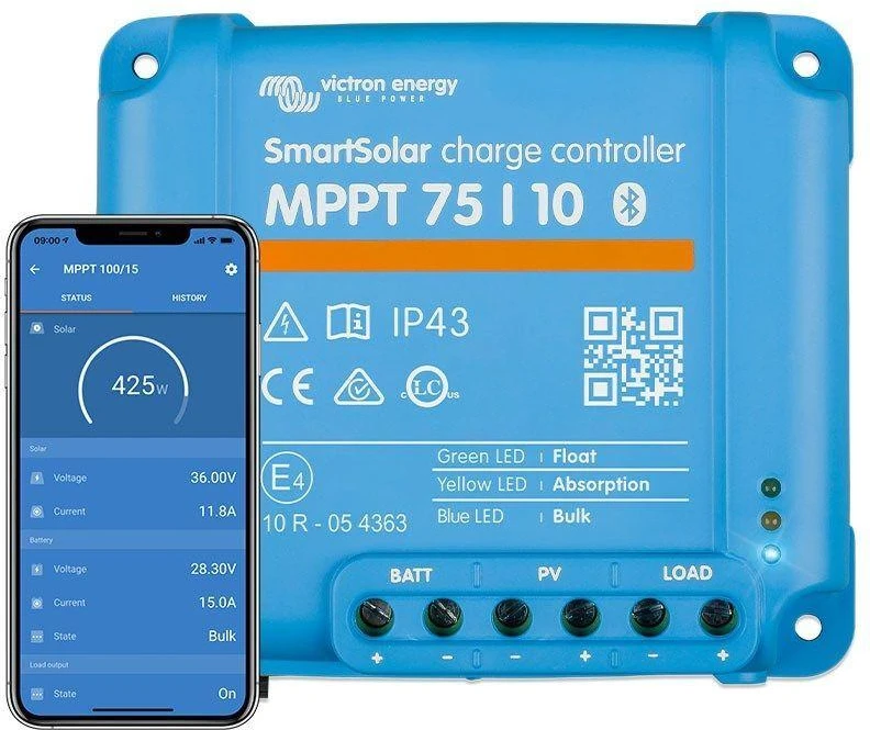 Victron Energy Įkrovimo valdiklis SmartSolar MPPT 75/10