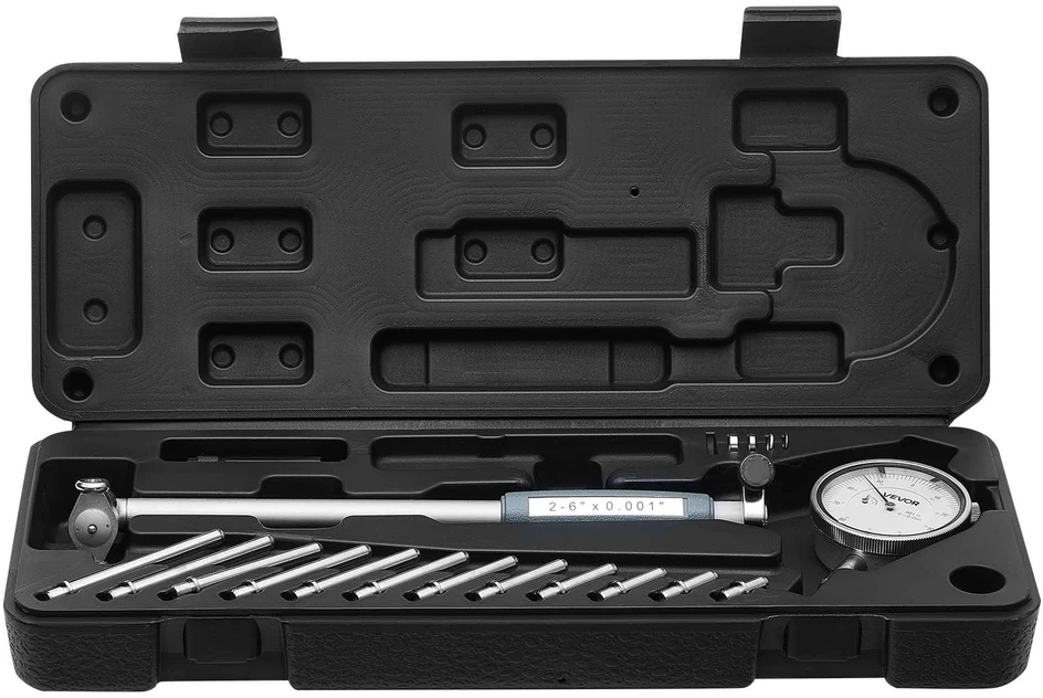 VEVOR Indikatorius ir matuoklis su 0.03 mm tikslumu