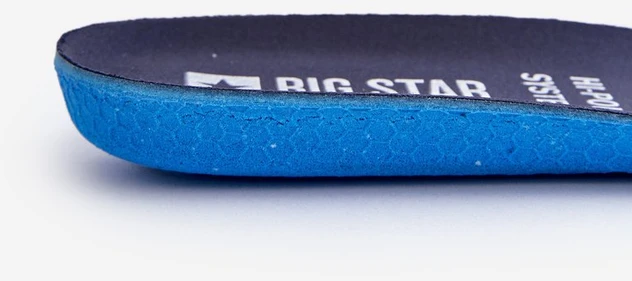 Vidpadžiai batams BIG STAR Memory Foam sistema 2 poros juodos spalvos