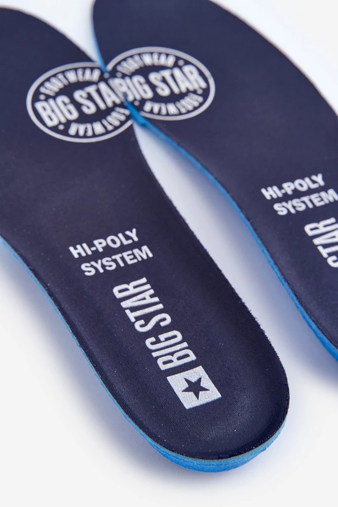 Vidpadžiai batams BIG STAR Memory Foam sistema 2 poros juodos spalvos