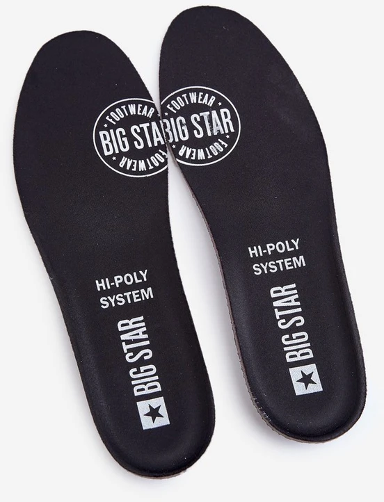 Vidpadžiai Batams BIG STAR Memory Foam System 2 Poros Juoda