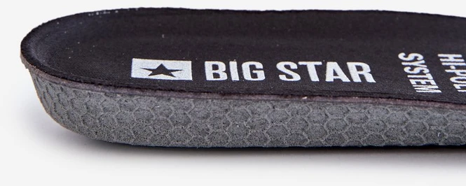 Vidpadžiai Batams BIG STAR Memory Foam System 2 Poros Juoda