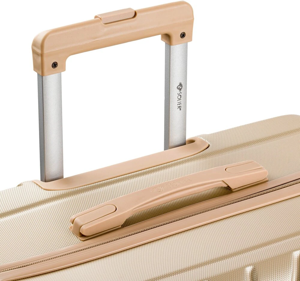 Solier Luggage Vidutinio dydžio M 24 ABS kelioninis lagaminas - SOLIER AVENTOR STL1064 - Auksinis