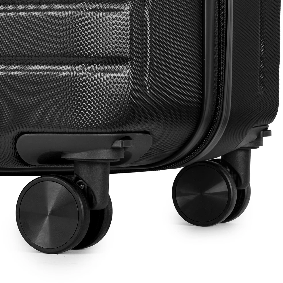 Solier Luggage Vidutinio dydžio M 24 ABS kelioninis lagaminas - SOLIER AVENTOR STL1064 - Tamsiai pilkas