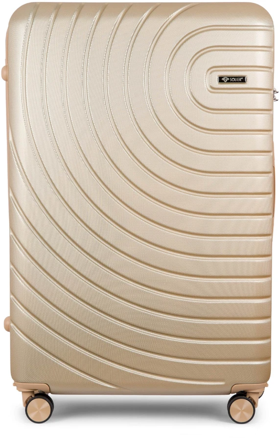 Solier Luggage Vidutinio dydžio M 24 ABS kelioninis lagaminas - SOLIER AVENTOR STL1064 - Auksinis