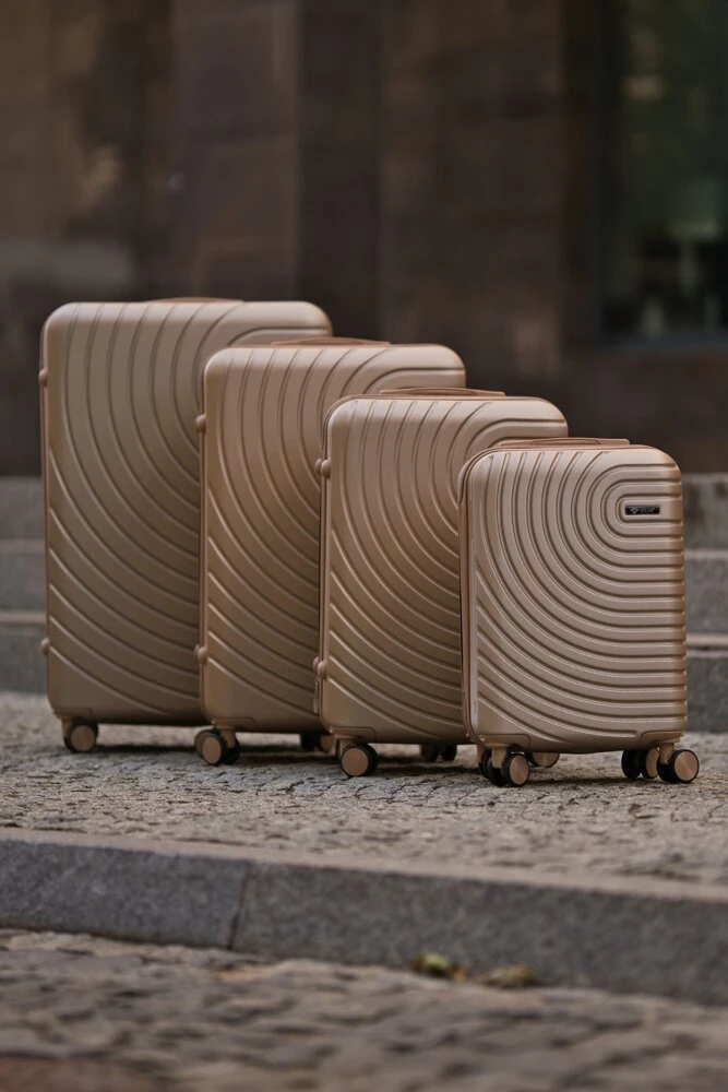 Solier Luggage Vidutinio dydžio M 24 ABS kelioninis lagaminas - SOLIER AVENTOR STL1064 - Auksinis
