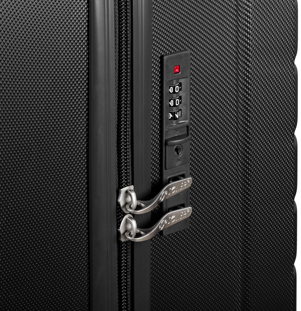 Solier Luggage Vidutinio dydžio M 24 ABS kelioninis lagaminas - SOLIER AVENTOR STL1064 - Tamsiai mėlyna