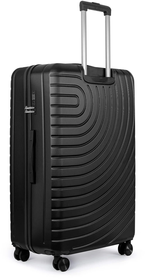 Solier Luggage Vidutinio dydžio M 24 ABS kelioninis lagaminas - SOLIER AVENTOR STL1064 - Juoda