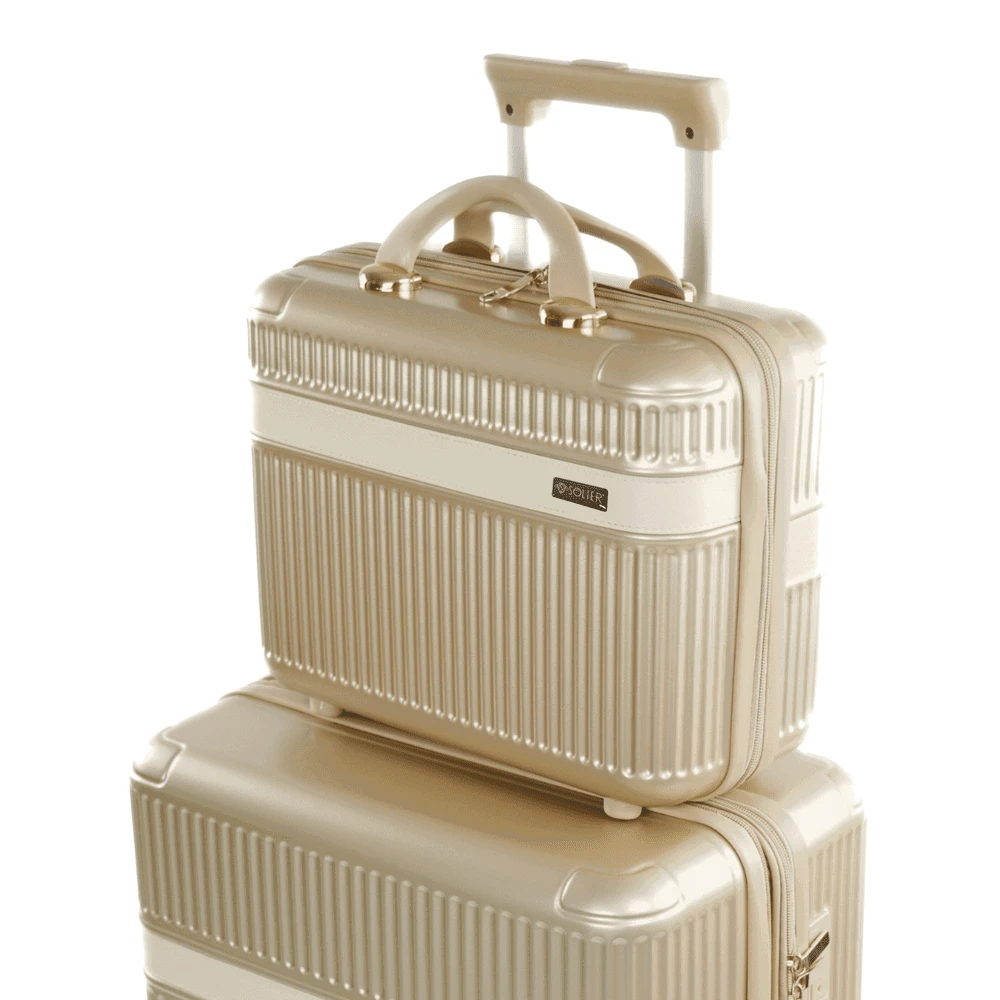 Kelioninis Solier Luggage SUITCASE M 24 STL945 ABS DARK Pilkas