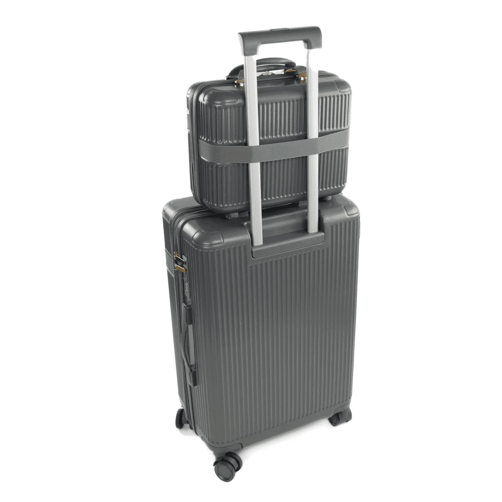 Kelioninis Solier Luggage SUITCASE M 24 STL945 ABS DARK Pilkas