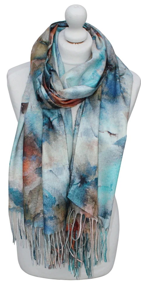 Vidutinio storumo margas šalikas