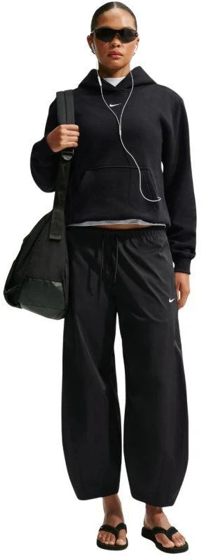 Vidutinio svorio moteriškas džemperis Nike Studio Fleece, juodas, IM8100 001