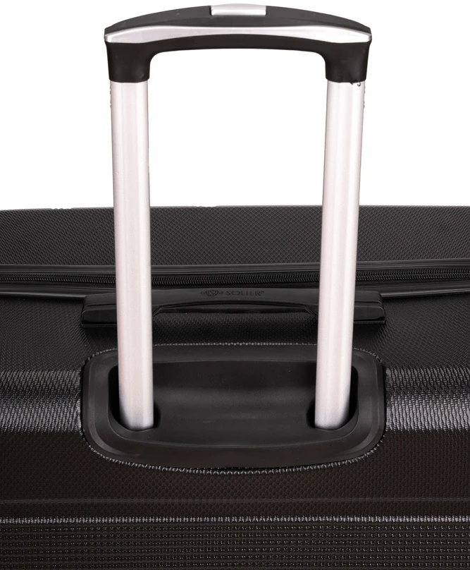 Kelioninis Solier Luggage Vidutinis lagaminas M 22' STL902 ABS - Tamsiai pilka