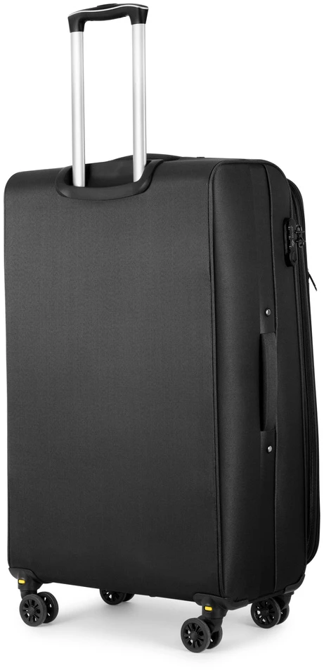 Kelioninis Solier Luggage Vidutinis lagaminas M 23 Solier SOFTFLEX STL2240 - juodas ir žalia