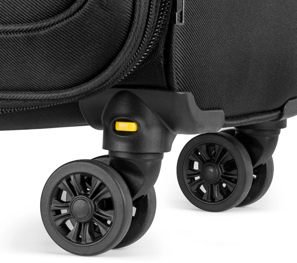 Kelioninis Solier Luggage Vidutinis lagaminas M 23 Solier SOFTFLEX STL2240 - juodas ir raudona