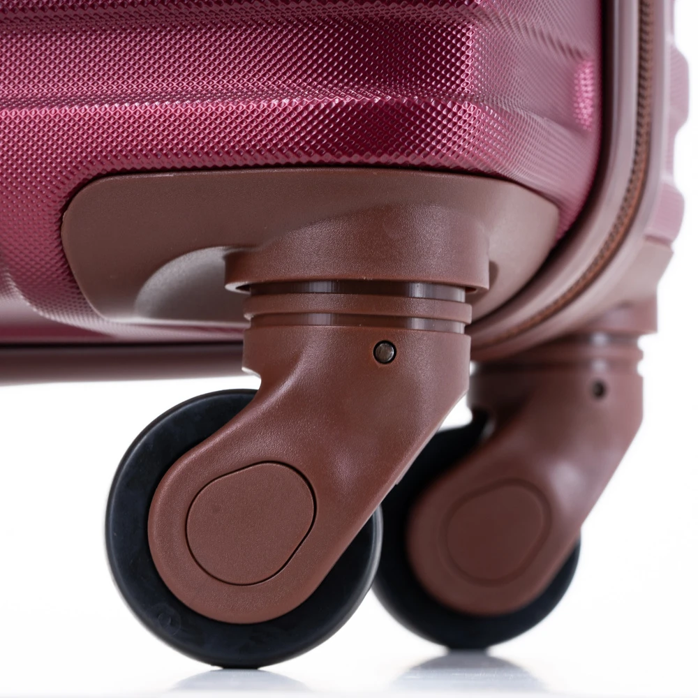 Kelioninis Solier Luggage Vidutinis lagaminas M STL957 ABS - Burgundiška