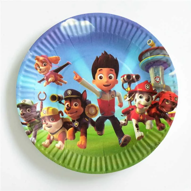 Vienkartinės lėkštutės „Paw Patrol” 23cm – 10 vnt