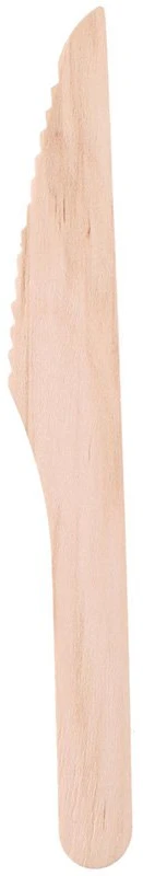Alpina – Vienkartiniai mediniai peiliai 16 cm, 50 vnt.