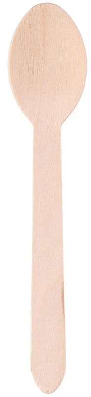 Alpina - Disposable wooden spoons 16 cm 50 pcs