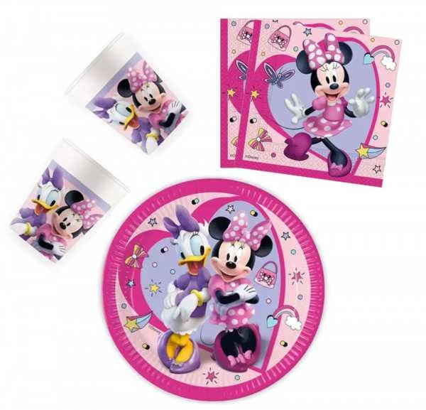 Vienkartinių Indų Rinkinys Minnie Mouse, 44 vnt.