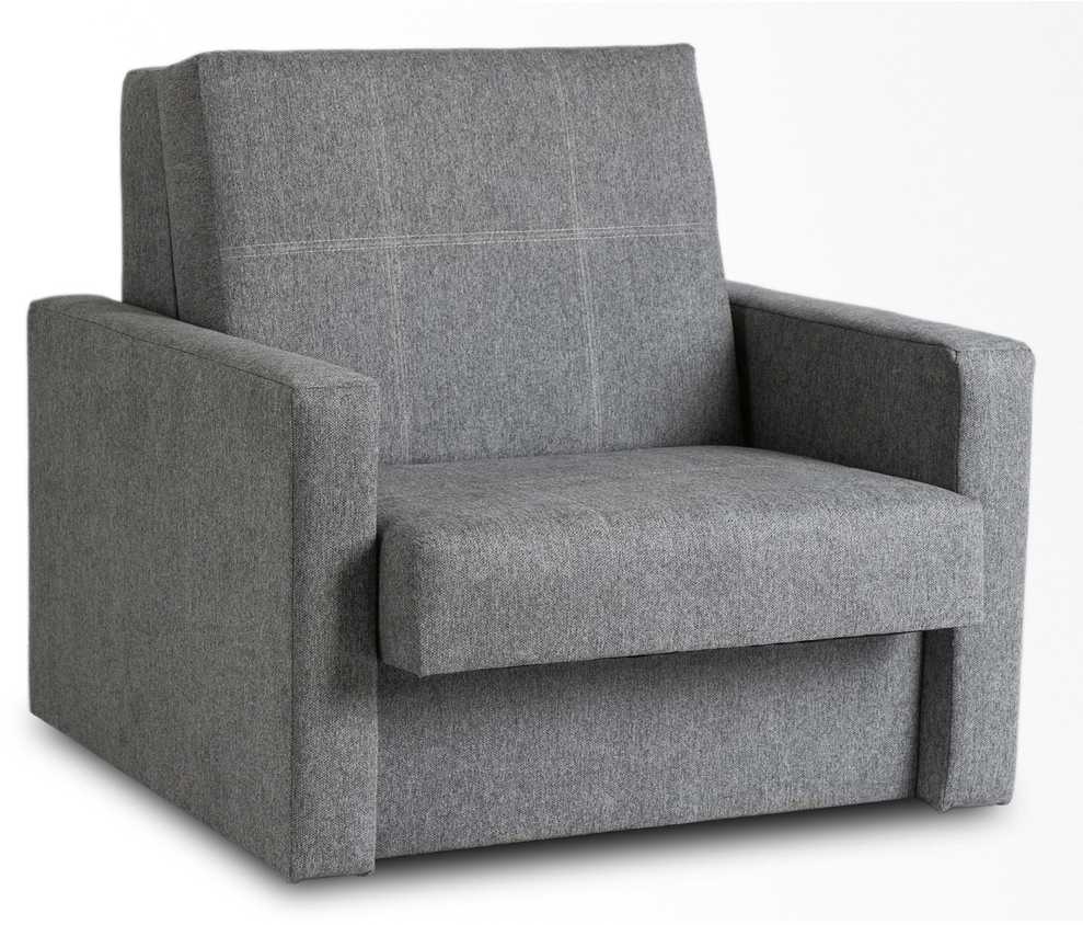 Mebel Elite Išskleidžiamas fotelis-lova MILAN 1, 197 × 97 cm, pilkas