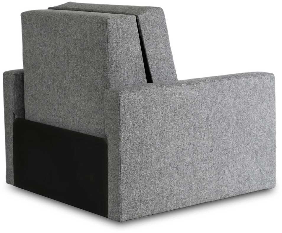 Mebel Elite Išskleidžiamas fotelis-lova MILAN 1, 197 × 97 cm, pilkas