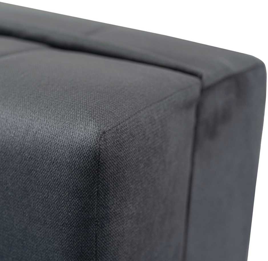 Mebel Elite Vienvietis fotelis-lova, miegamoji vieta 195 × 82 cm, pilkas