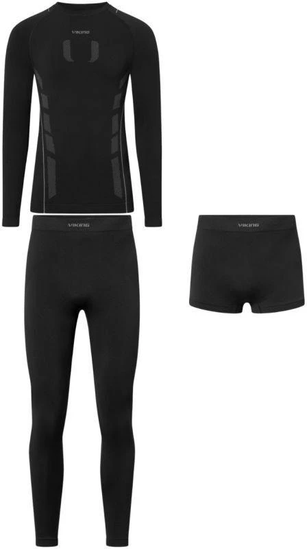 Viking Eiger 2.0 termo apatiniai vyrams, juoda ir pilka, 500-27-3361-0908