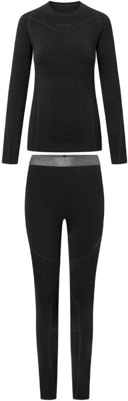 Viking Gaja Lady Set moteriški termo apatiniai drabužiai juodi 500-27-5512-0900 Viking
